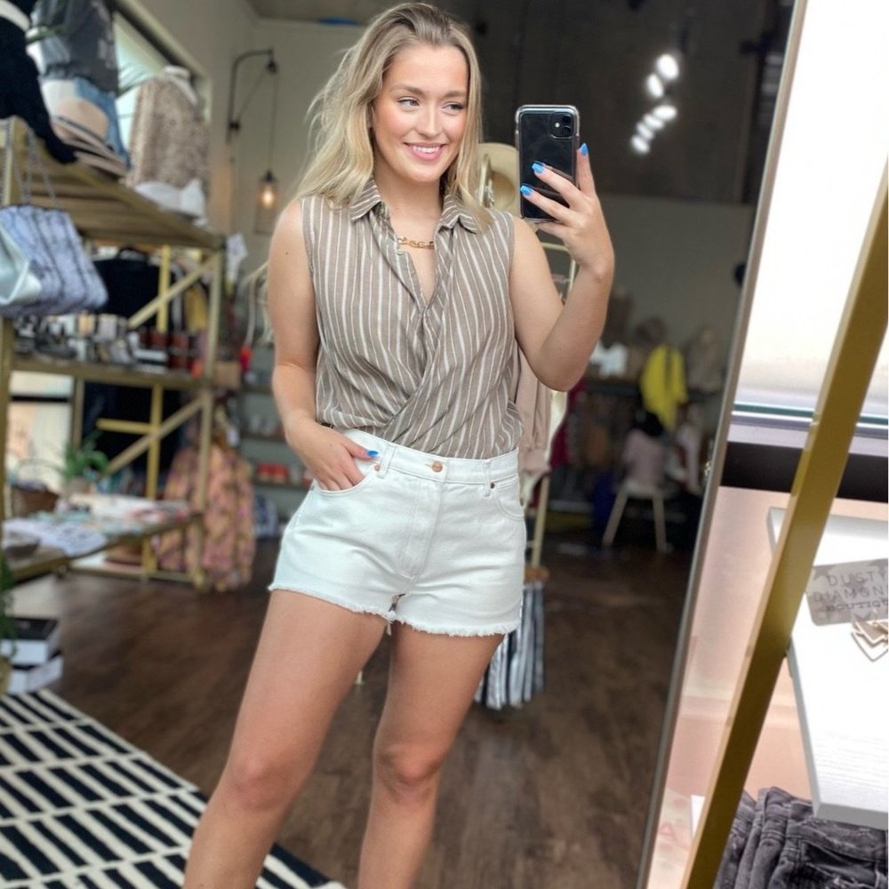 Ivy Jane 'Smith' Cross Front Tank Top